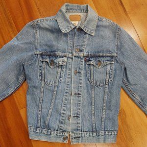 Vintage 80s Levi's Denim Jean Jacket Union Made S